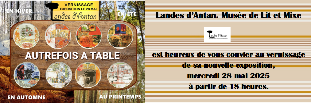 Vernissage de l'exposition temporaire "A table ! "