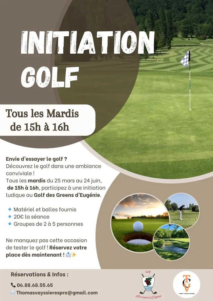Initiation golf aux Greens d'Eugénie