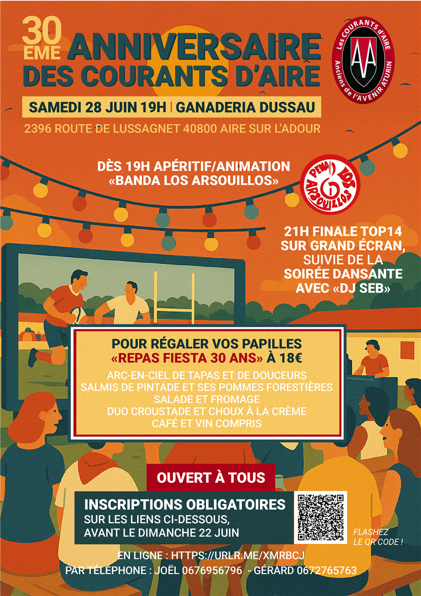 30ème anniversaire des Courants d'Aire