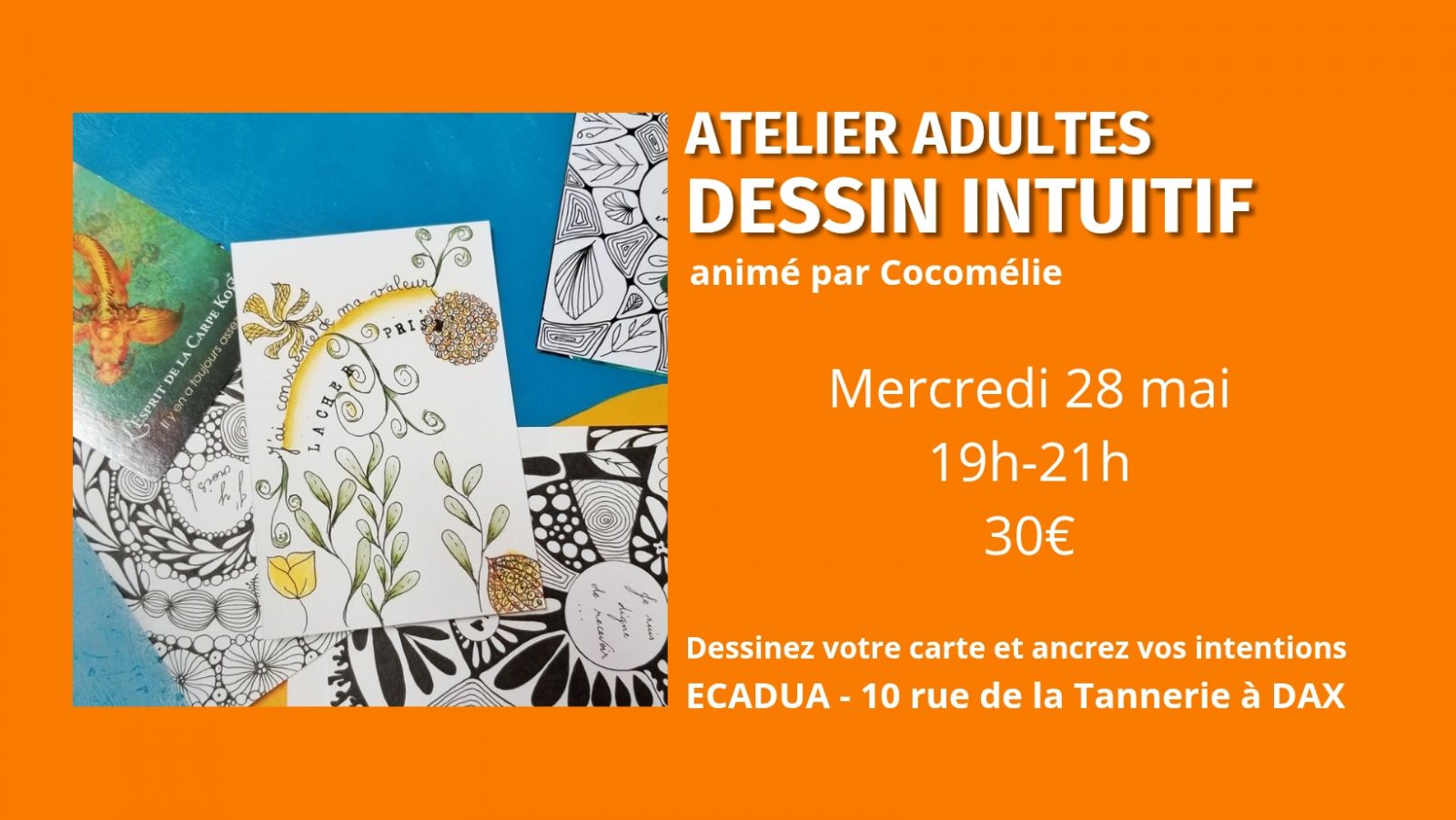 Atelier Dessin intuitif pour la nouvelle lune  ...