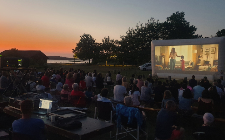 Cinéma en plein air à Biscarrosse-Ville
