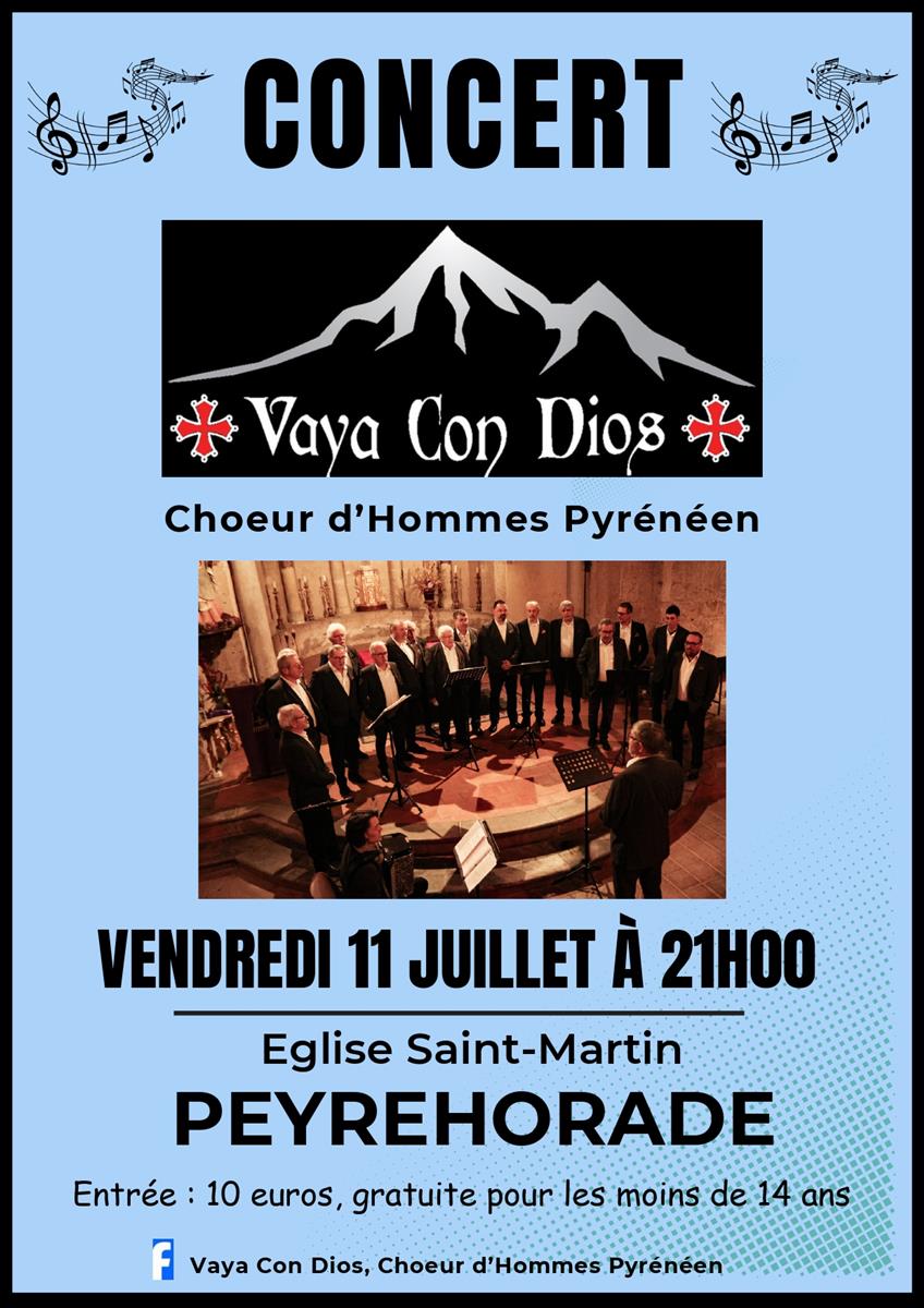 Concert du Choeur d'Hommes VAYA CON DIOS