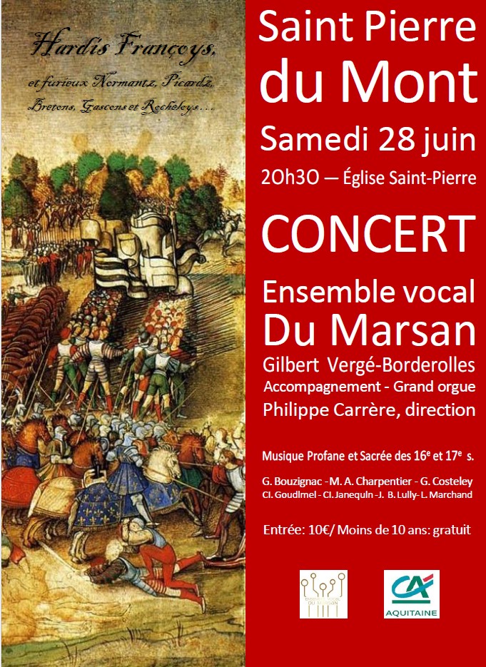 Concert ensemble vocal du Marsan