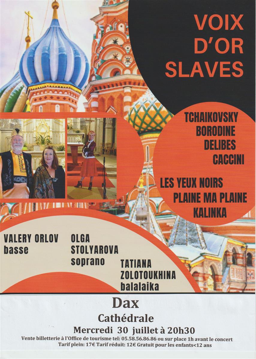 Concert "Voix d'or slaves"