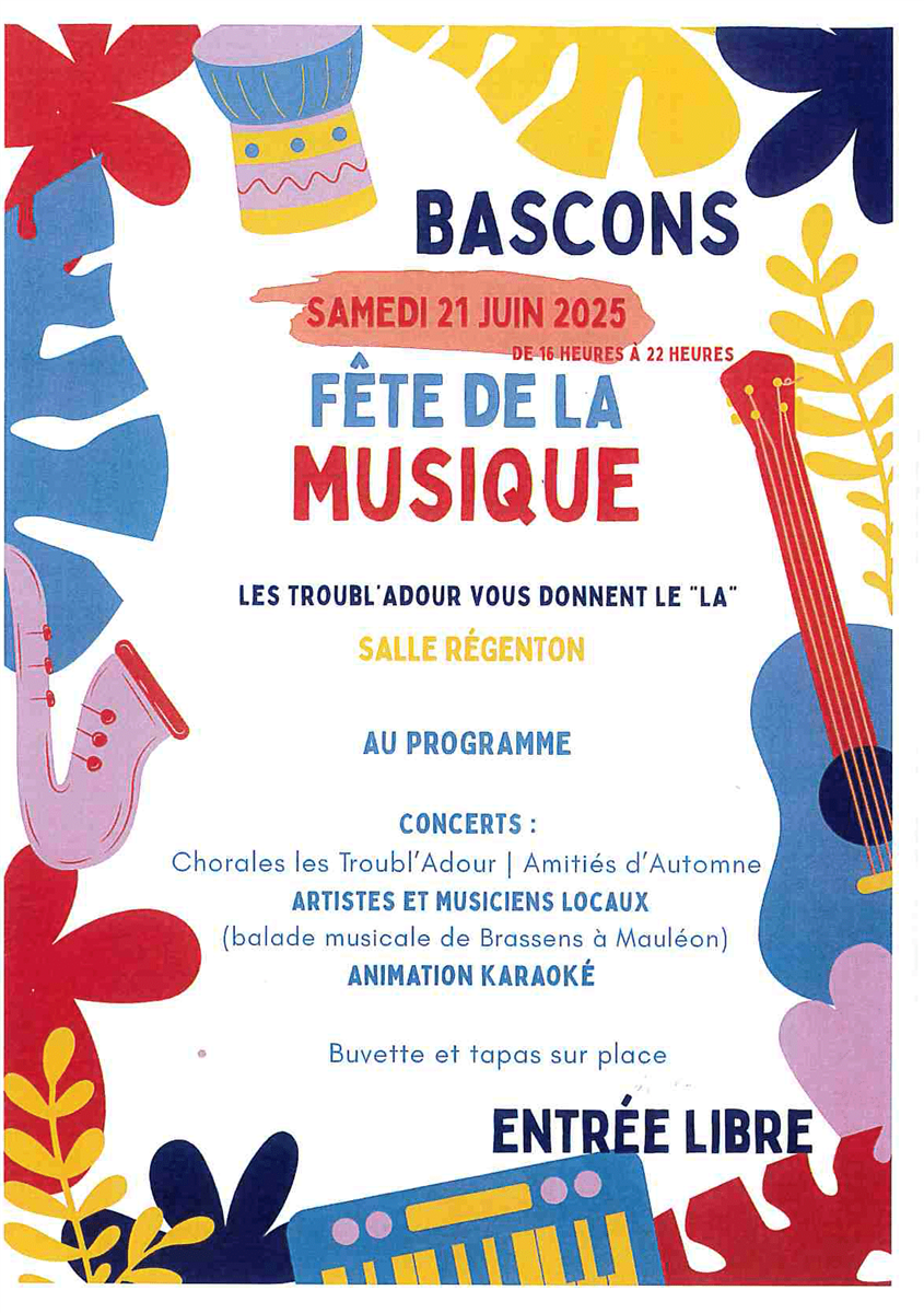 Fêtes de la musique - Bascons