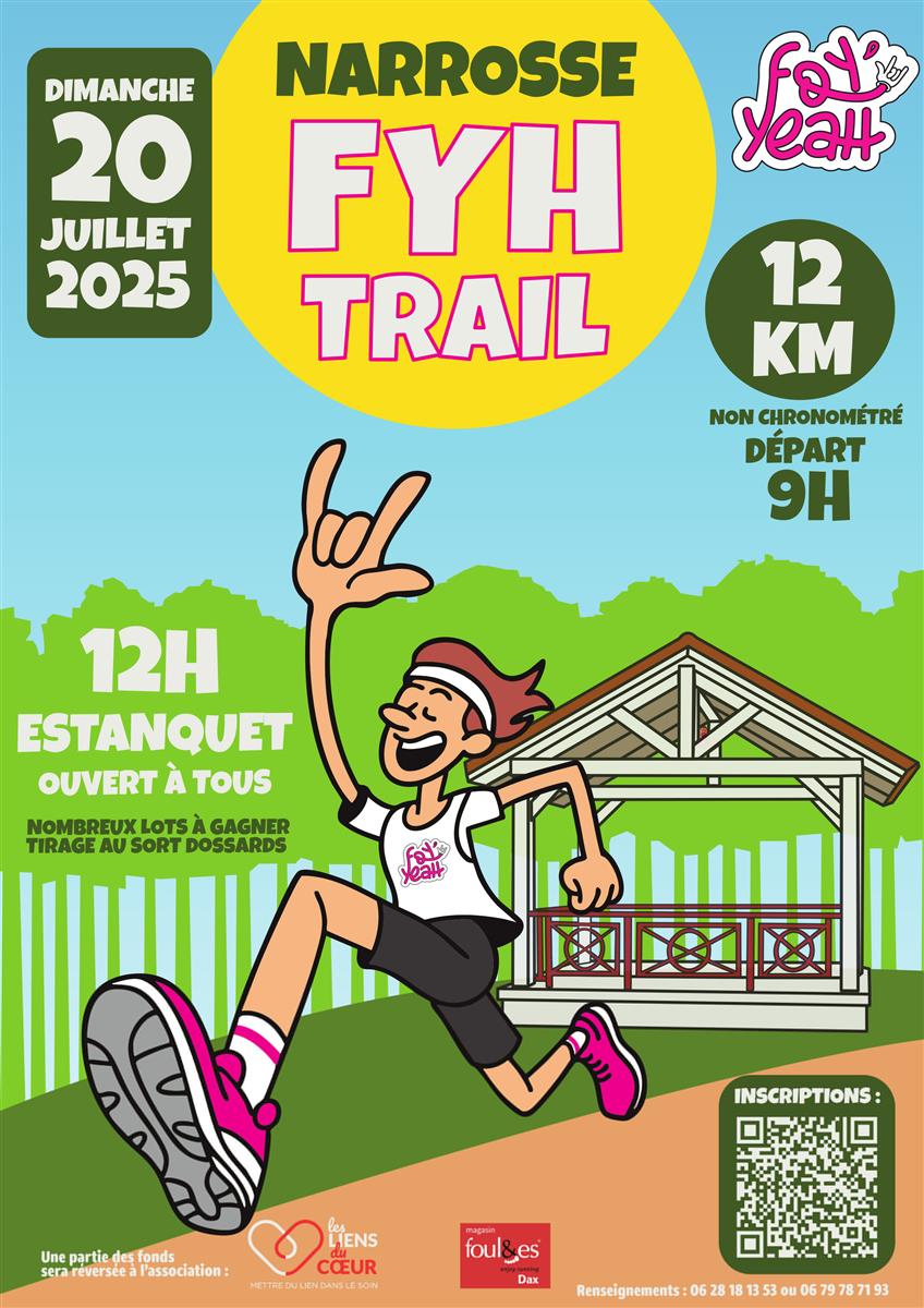 Trail course pédestre de 12km
